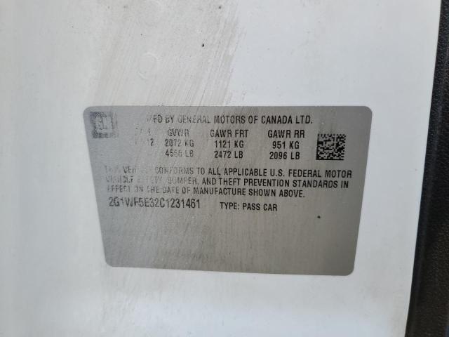 Photo 10 from auction – 2012 CHEVROLET IMPALA LS with VIN 2G1WF5E32C1231461