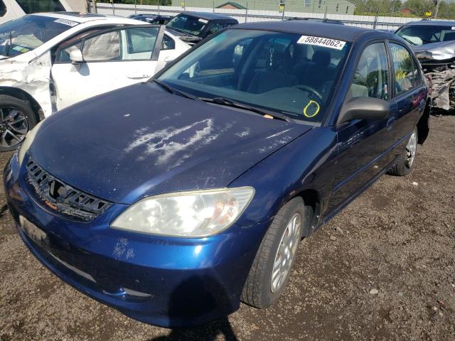 Photo 2 from auction – 2004 HONDA CIVIC LX with VIN 2HGES165X4H644780