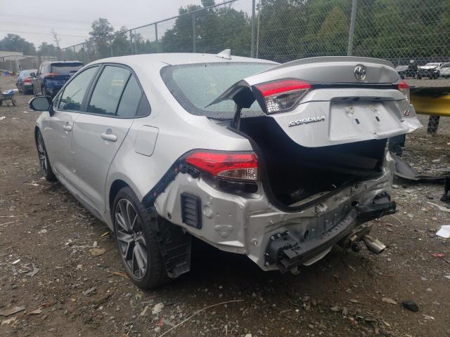 Photo 3 from auction – 2021 TOYOTA COROLLA SE with VIN 5YFS4MCE0MP060304