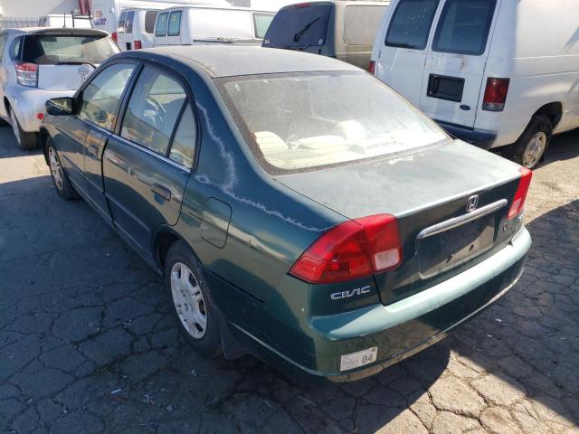 Photo 3 from auction – 2001 HONDA CIVIC DX with VIN 2HGES16251H610084