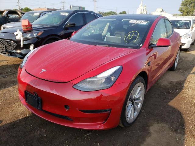 Photo 2 from auction – 2022 TESLA MODEL 3 with VIN 5YJ3E1EB9NF305004