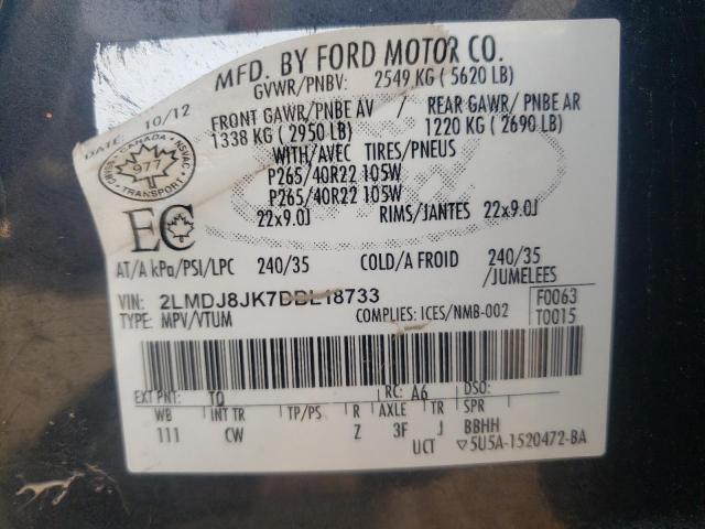 Photo 10 from auction – 2013 LINCOLN MKX with VIN 2LMDJ8JK7DBL18733