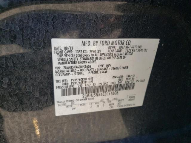 Photo 10 from auction – 2014 LINCOLN MKT with VIN 2LMHJ5NK6EBL51606