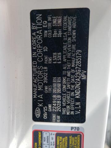 Photo 10 from auction – 2016 KIA SOUL with VIN KNDJN2A23G7285179