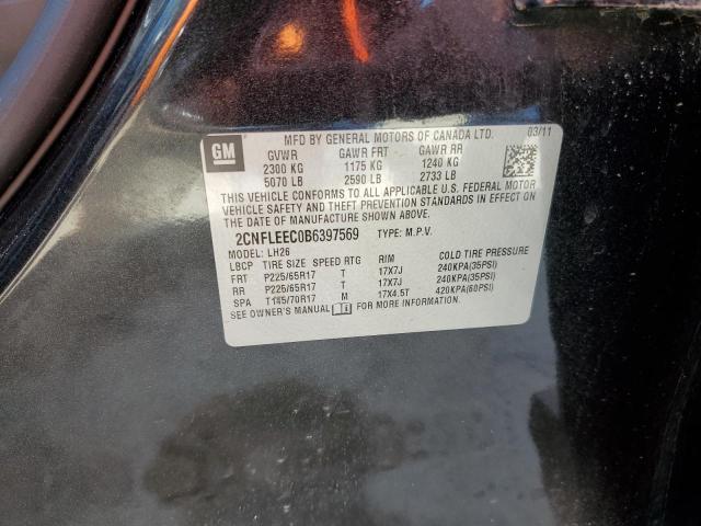 Photo 10 from auction – 2011 CHEVROLET EQUINOX LT with VIN 2CNFLEEC0B6397569