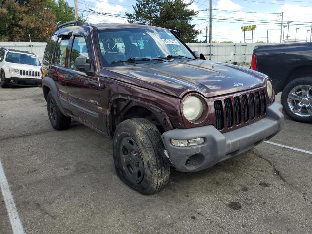 Photo 1 from auction – 2004 JEEP LIBERTY SP with VIN 1J4GL48K34W284465