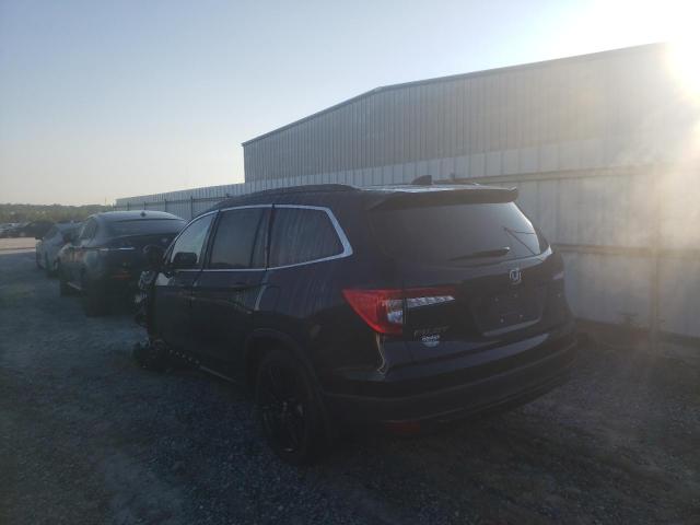 Photo 3 from auction – 2022 HONDA PILOT SE with VIN 5FNYF5H21NB025602
