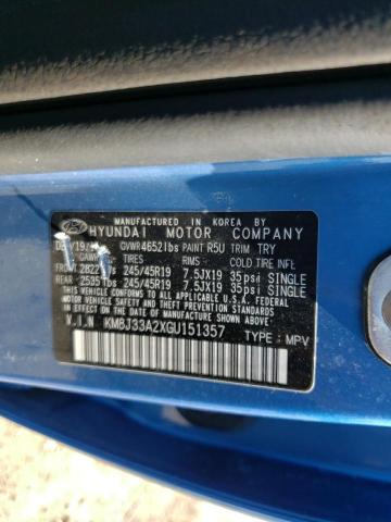 Photo 10 from auction – 2016 HYUNDAI TUCSON LIM with VIN KM8J33A2XGU151357