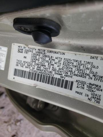 Фото 10 с аукциона – 2002 TOYOTA HIGHLANDER с VIN JTEGD21A820024213