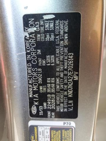 Photo 10 from auction – 2014 KIA SOUL with VIN KNDJN2A27E7026143