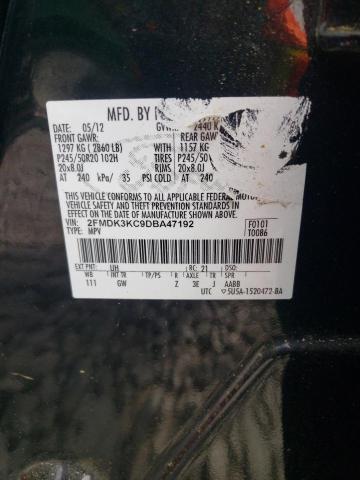 Photo 10 from auction – 2013 FORD EDGE LIMIT with VIN 2FMDK3KC9DBA47192