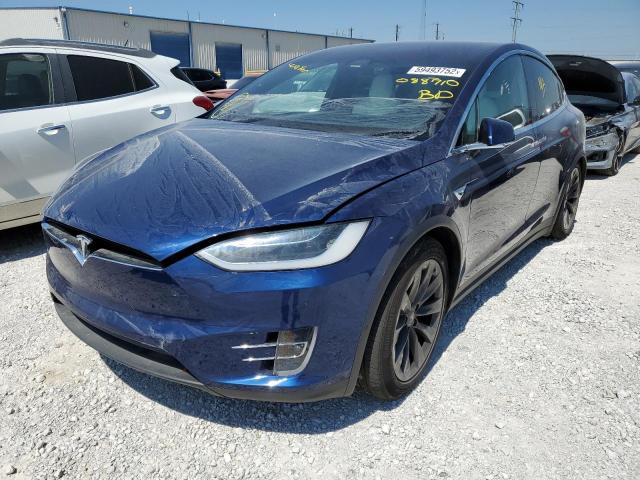 Photo 2 from auction – 2018 TESLA MODEL X with VIN 5YJXCBE47JF088710