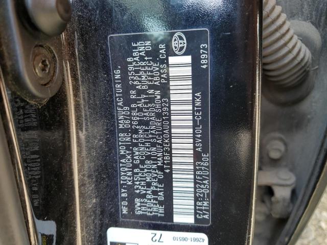 Photo 10 from auction – 2010 TOYOTA CAMRY BASE with VIN 4T1BF3EK0AU013923