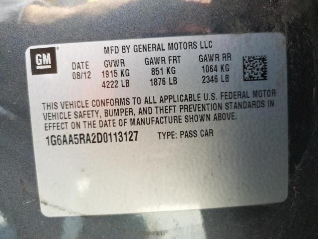 Photo 10 from auction – 2013 CADILLAC ATS with VIN 1G6AA5RA2D0113127