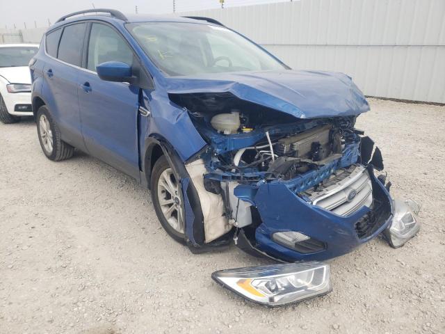 FORD ESCAPE SEL 2018 with VIN 1FMCU9H91JUD10396 - Photo from auction