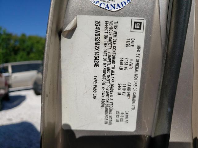 Photo 10 from auction – 1999 BUICK CENTURY CU with VIN 2G4WS52M2X1454245