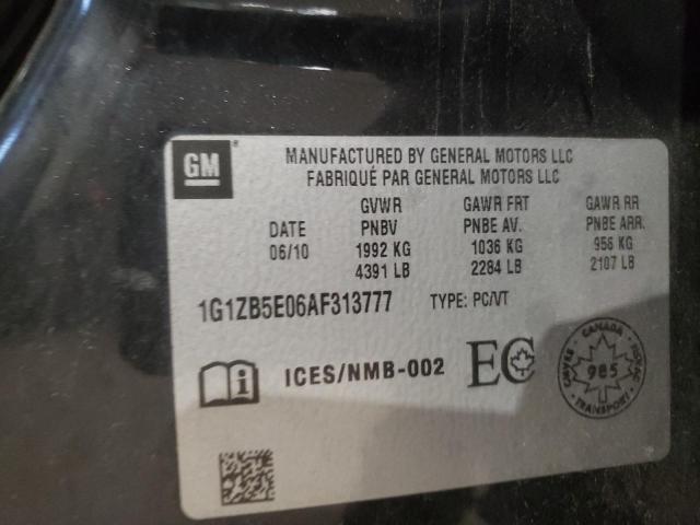 Photo 10 from auction – 2010 CHEVROLET MALIBU LS with VIN 1G1ZB5E06AF313777