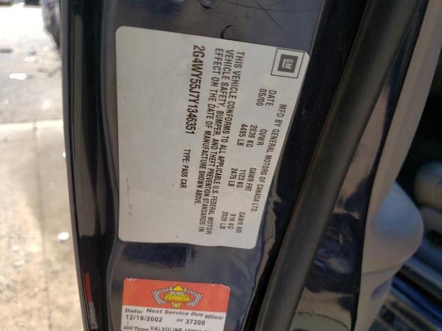 Photo 10 from auction – 2000 BUICK CENTURY LI with VIN 2G4WY55J7Y1346351