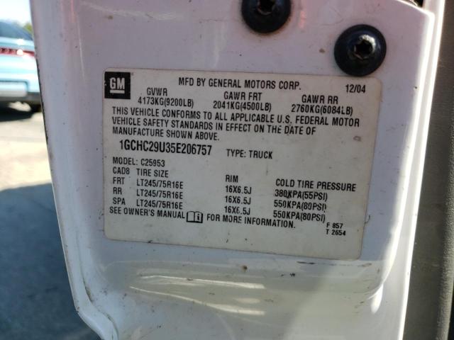 Photo 10 from auction – 2005 CHEVROLET SILVERADO with VIN 1GCHC29U35E206757