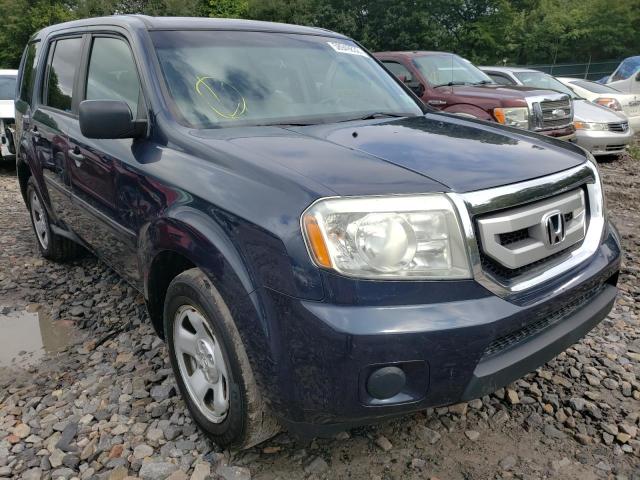 HONDA PILOT LX 2011 with VIN 5FNYF4H21BB052692 - Photo from auction