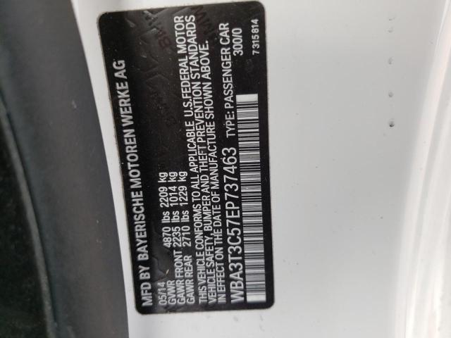 Photo 10 from auction – 2014 BMW 435 I with VIN WBA3T3C57EP737463