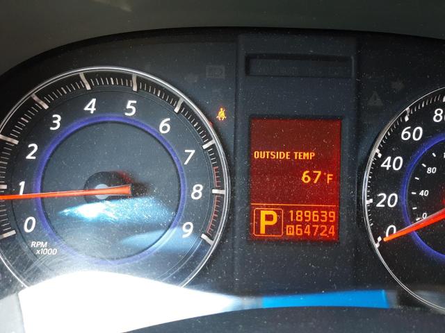 Photo 8 from auction – 2011 INFINITI FX35 with VIN JN8AS1MW9BM732484