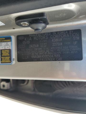 Photo 10 from auction – 2013 KIA OPTIMA HYB with VIN KNAGM4AD0D5047689
