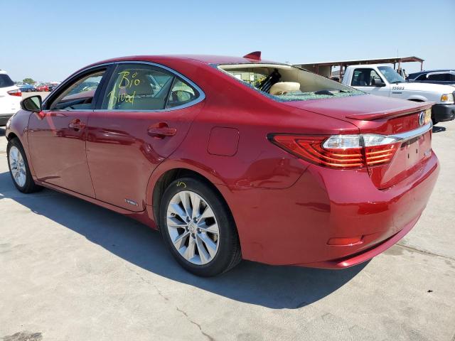 Photo 3 from auction – 2015 LEXUS ES 300H with VIN JTHBW1GG9F2100643