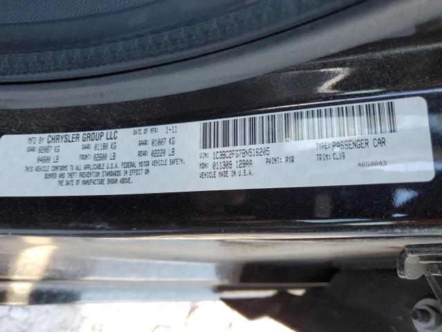 Photo 10 from auction – 2011 CHRYSLER 200 LIMITE with VIN 1C3BC2FG7BN516205