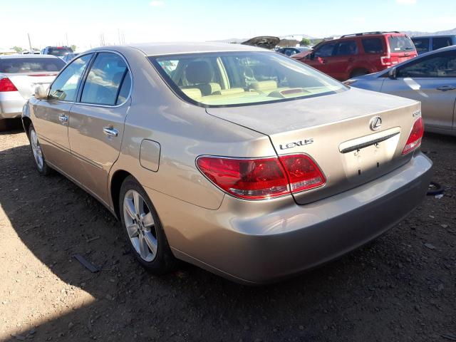 Photo 3 from auction – 2006 LEXUS ES 330 with VIN JTHBA30G365162378