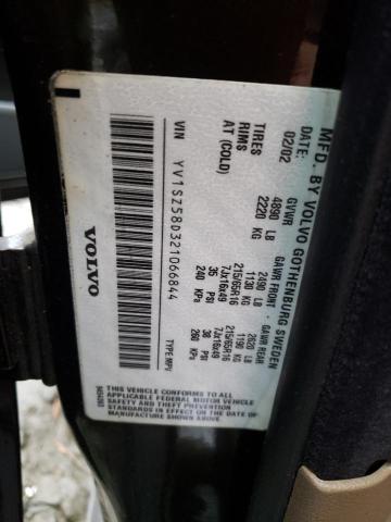 Photo 10 from auction – 2002 VOLVO V70 XC with VIN YV1SZ58D321066844