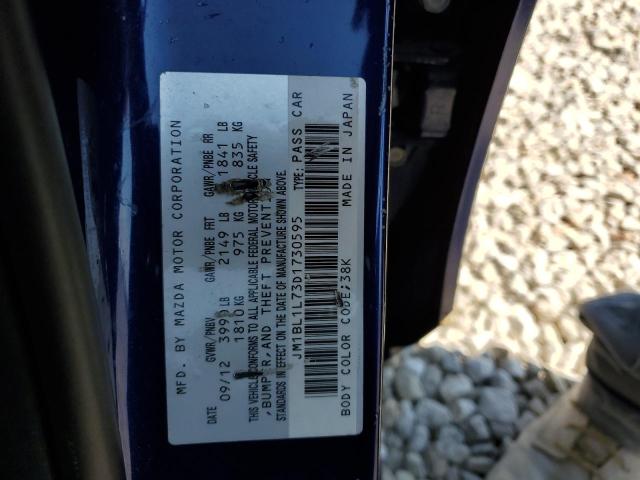 Photo 10 from auction – 2013 MAZDA 3 I with VIN JM1BL1L73D1730595