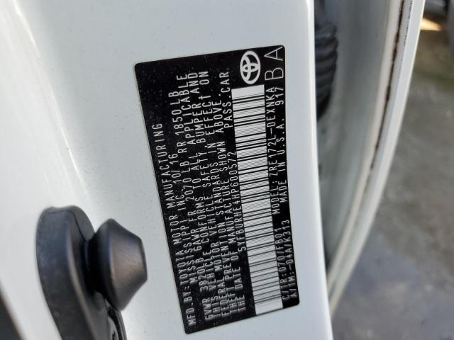 Photo 10 from auction – 2017 TOYOTA COROLLA L with VIN 5YFBURHE4HP600572