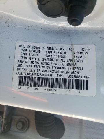 Photo 10 from auction – 2014 ACURA TL with VIN 19UUA8F23EA008439