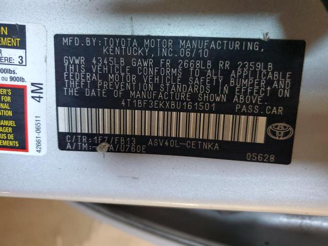 Photo 10 from auction – 2011 TOYOTA CAMRY BASE with VIN 4T1BF3EKXBU161501
