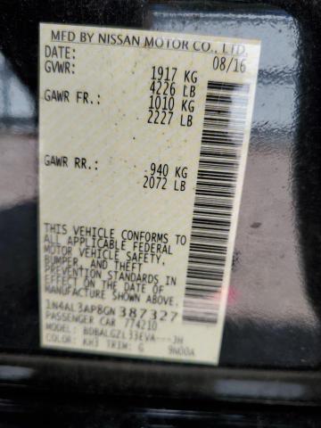 Photo 10 from auction – 2016 NISSAN ALTIMA 2.5 with VIN 1N4AL3AP8GN387327