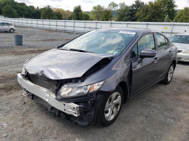 Photo 2 from auction – 2015 HONDA CIVIC LX with VIN 19XFB2F52FE291653