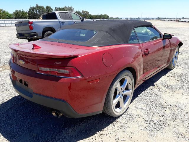 Photo 4 from auction – 2014 CHEVROLET CAMARO LT with VIN 2G1FC3D34E9150125
