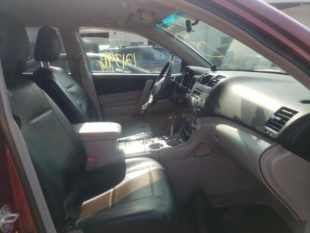 Photo 5 from auction – 2010 TOYOTA HIGHLANDER with VIN 5TDZA3EH0AS005749