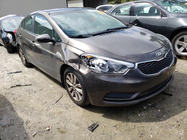 KIA FORTE LX 2014 with VIN KNAFX4A67E5060316 - Photo from auction