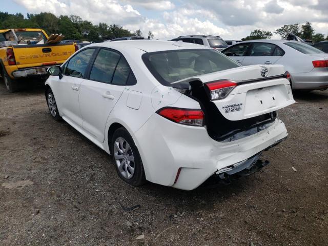 Photo 3 from auction – 2022 TOYOTA COROLLA LE with VIN JTDEPMAE1NJ199418