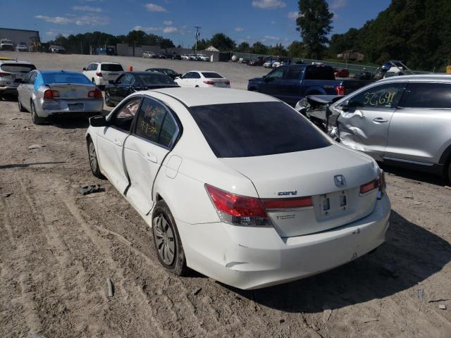 Photo 3 from auction – 2012 HONDA ACCORD LX with VIN 1HGCP2F36CA239283