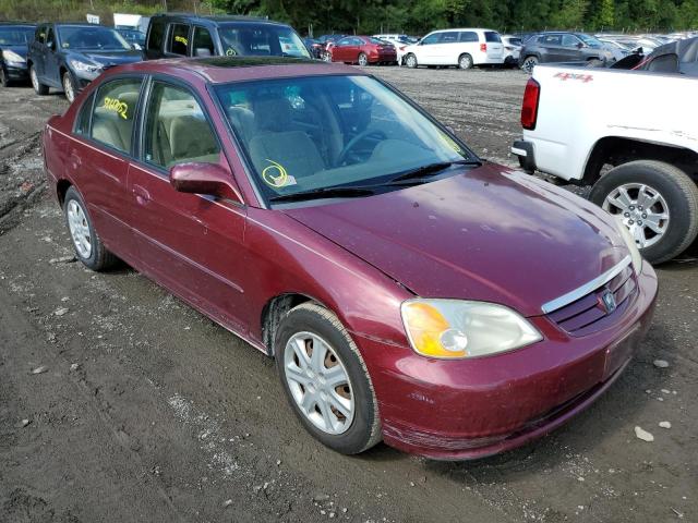 Photo 1 from auction – 2003 HONDA CIVIC with VIN 2HGES26793H584206
