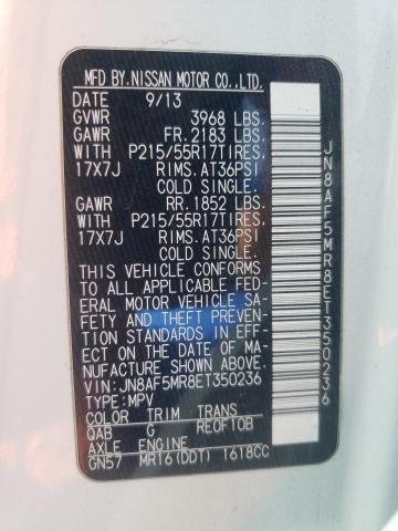 Photo 10 from auction – 2014 NISSAN JUKE S with VIN JN8AF5MR8ET350236