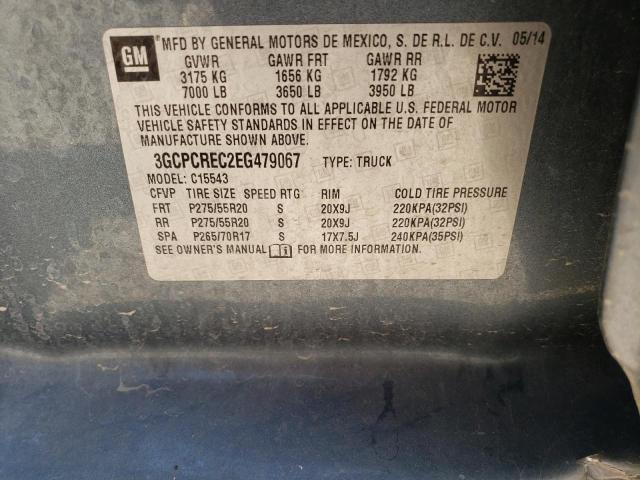 Photo 10 from auction – 2014 CHEVROLET 1500 with VIN 3GCPCREC2EG479067