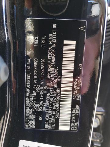 Photo 10 from auction – 2021 TOYOTA HIGHLANDER with VIN 5TDYZRAH8MS082290