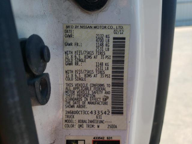 Photo 10 from auction – 2012 NISSAN FRONTIER S with VIN 1N6BD0CT3CC433542