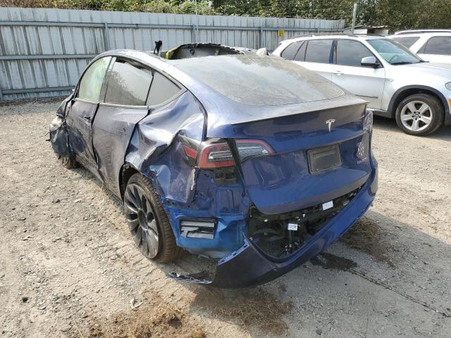 Photo 3 from auction – 2022 TESLA MODEL Y with VIN 7SAYGDEF0NF312205