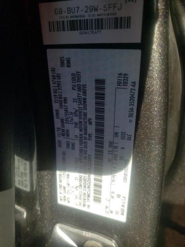 Photo 10 from auction – 2019 FORD ESCAPE SE with VIN 1FMCU9GD0KUA22201