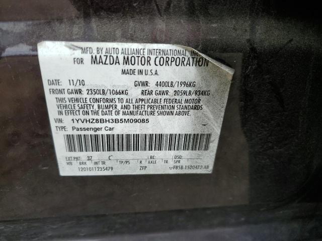 Photo 10 from auction – 2011 MAZDA 6 I with VIN 1YVHZ8BH3B5M09085